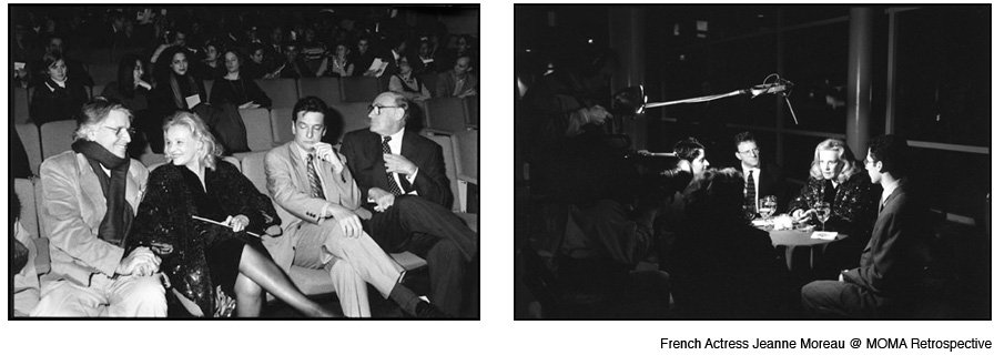 French Actress Jeanne Moreau @ MOMA Retrospective